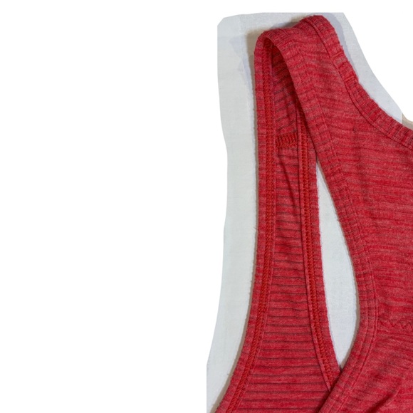 LULULEMON Rare Slit Yogi Racer Back III Coral Halter Tank + Small Reusable Bag - Picture 10 of 16